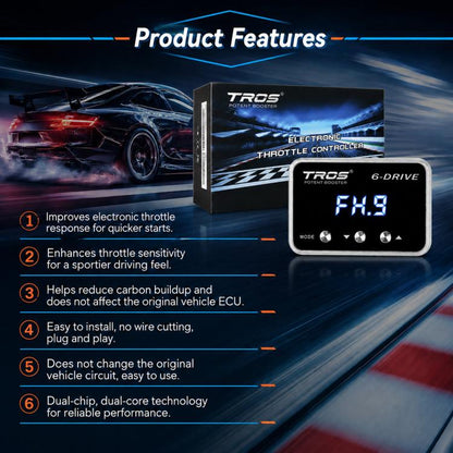 For 2024 Subaru CrossTrek TROS Potent Booster Electronic Throttle Controller, For 2024 Subaru CrossTrek