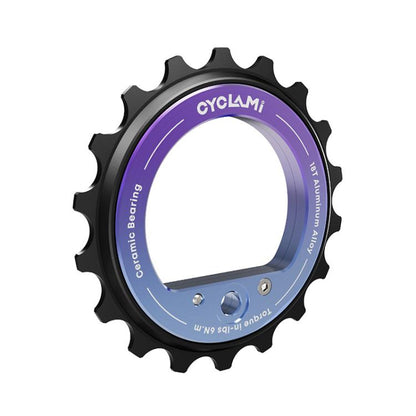 Hollow Eccentric Rear Derailleur Pulley 18T Ceramic Bearing DIY Bike Parts, CYCLAMI CYC-18T