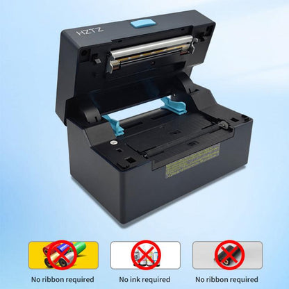4-Inch High-Speed Thermal Label Printer with Dedicated Paper Stand, US Plug, HZTZ  9220-USB Black, HZTZ  9220-USB+Bluetooth Black, HZTZ  9220-USB+LAN Black, HZTZ  9220-USB+WiFi Black, HZTZ 9220-USB White, HZTZ 9220-USB+Bluetooth White