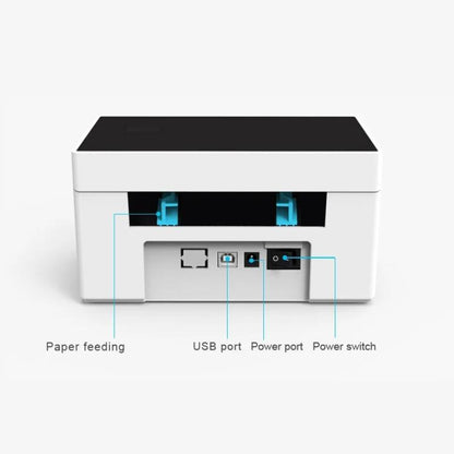 4-Inch High-Speed Thermal Label Printer with Dedicated Paper Stand, US Plug, HZTZ  9220-USB Black, HZTZ  9220-USB+Bluetooth Black, HZTZ  9220-USB+LAN Black, HZTZ  9220-USB+WiFi Black, HZTZ 9220-USB White, HZTZ 9220-USB+Bluetooth White
