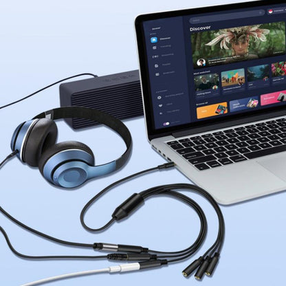 3.5mm Laptop Headphone AUX Adapter Cable, 1 To 6, 1 To 5, 1 To 4, 1 To 3