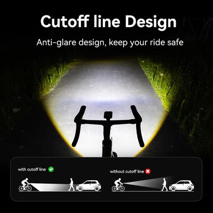 Smart Bike Night Riding Light High Power Flashlight Cycling Headlight, XOSS Mini