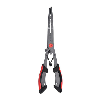 Seawater Corrosion Resistant Extended Eagle-Beak Hook Remover Line Cutter Pliers, Lure Plier, Lure Plier + Wire Safety Rope, Lure Plier + Wire Safety Rope + Nylon Bag, Lure Plier + Wire Safety Rope + Rubber Sleeve