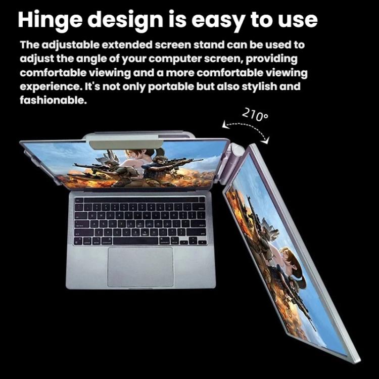 14-Inch Portable Monitor USB-C & HDMI-Compatible Laptop Second Screen, HYX-14R