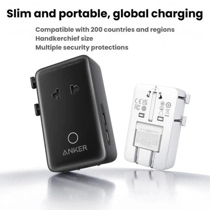 ANKER A9215 Multi-Country Adapter 20W Fast Charging PD Smart Distribution Universal Portable Charger