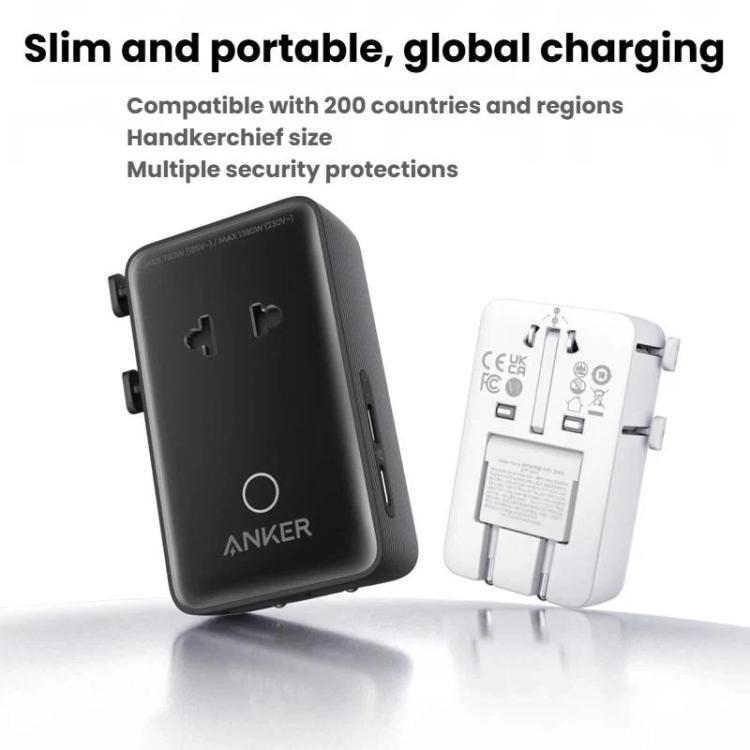 ANKER A9215 Multi-Country Adapter 20W Fast Charging PD Smart Distribution Universal Portable Charger