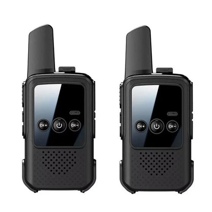 Mini Wireless Long Range Parent Child Walkie Talkie, 2pcs Black, 2pcs Orange, 2pcs Green, Single Black, Single Orange, Single Green