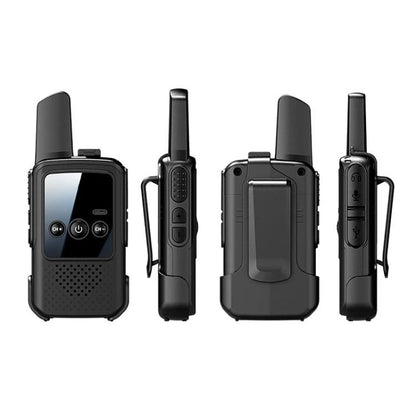 Mini Wireless Long Range Parent Child Walkie Talkie, 2pcs Black, 2pcs Orange, 2pcs Green, Single Black, Single Orange, Single Green