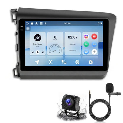 For Honda Civic Android 15 Car Navigation Bluetooth Player, 4-Core 2GB + 64GB, 4-Core 4GB + 64GB, 4-Core 4GB + 128GB, 8-Core 4GB + 64GB, 8-Core 6GB + 128GB
