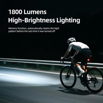 Hanging Bike Light 1800 High-Lumen Under-Saddle Front Light Road/Mountain Bike Anti-Glare Night Riding Light, CYC1800