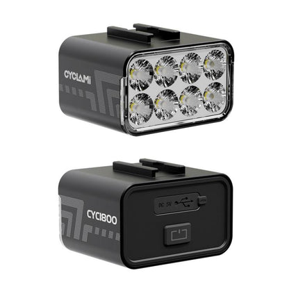 Hanging Bike Light 1800 High-Lumen Under-Saddle Front Light Road/Mountain Bike Anti-Glare Night Riding Light, CYC1800