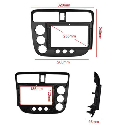 For Honda Civic 2001-2005 Android Car Central Control Screen Navigation Bluetooth Player, 4-Core 2GB + 64GB, 4-Core 4GB + 64GB, 4-Core 4GB + 128GB, 8-Core 4GB + 64GB, 8-Core 6GB + 128GB