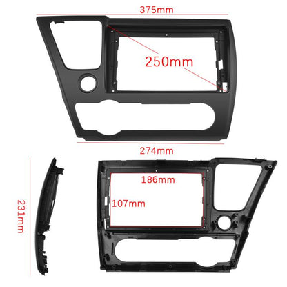 For Honda Civic US Left Hand Drive Android Car Central Control Screen Navigation Bluetooth Player, 4-Core 2GB + 64GB, 4-Core 4GB + 64GB, 4-Core 4GB + 128GB, 8-Core 4GB + 64GB, 8-Core 6GB + 128GB