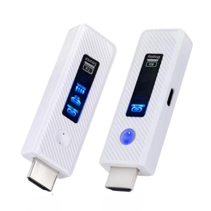 2 In 1 Wireless HDMI Transmitter 60m Mirroring Device Laptops PC 1080P 60Hz Wireless Extender