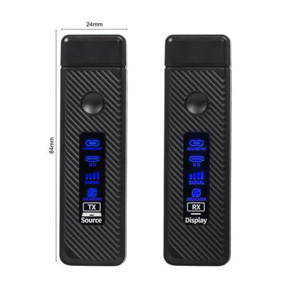 2 In 1 Wireless HDMI Transmitter 60m Mirroring Device Laptops PC 1080P 60Hz Wireless Extender