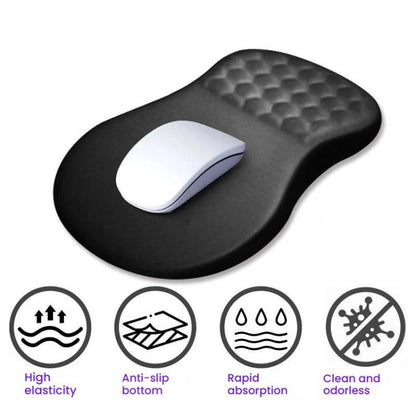 Ergonomic Silicone Mouse Pad with Wrist Rest for Gaming and Office Use