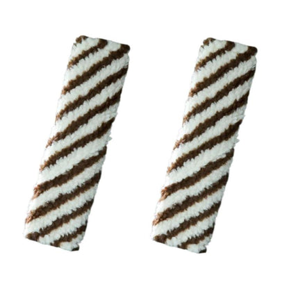 2pcs Car Seatbelt Lamb Wool Shoulder Pad Decoration