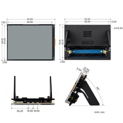 ESP32-S3 4.2 Inch RLCD Full Reflective Display Development Board Supports Wi-Fi & BLE Dual-Mode Communication Without Battery, 33507