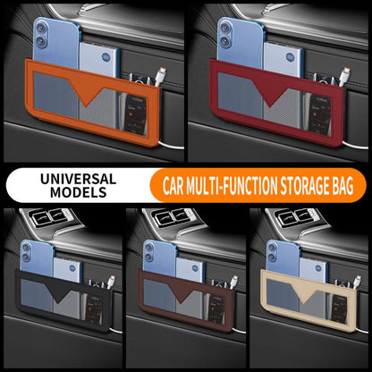 Car Storage Net Bag For Receipts Cards Mobile Phones Side Storage Pocket