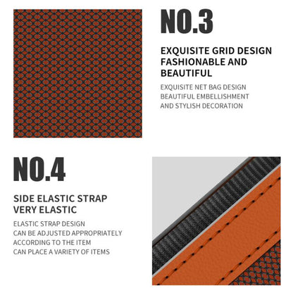 Car Storage Net Bag For Receipts Cards Mobile Phones Side Storage Pocket