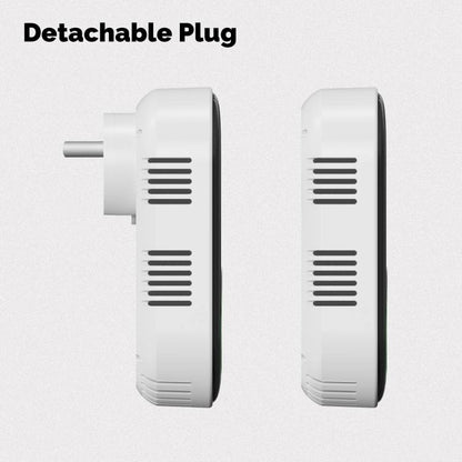 MOES Carbon Monoxide Temperature & Humidity Detector Monitoring Alarm Sensor, 3 In 1 US Plug, 3 In 1 EU Plug, 4 In 1 Gas US Plug, 4 In 1 Gas EU Plug, 4 In 1 Smoke US Plug, 4 In 1 Smoke EU Plug, 5 In 1 Gas+Smoke US Plug, 5 In 1 Gas+Smoke EU Plug