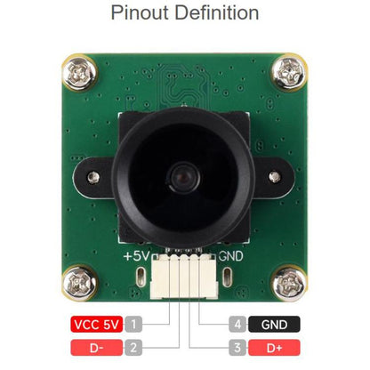 OS05A10 5MP USB Camera Supports USB2.0 Type-C Port And SH1.0 4PIN Header, 33123