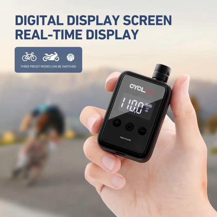 CYCLAMI HW-125 Portable Air Pump With Smart Display Electric High-Pressure Inflator