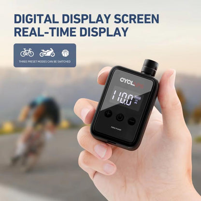 CYCLAMI HW-125 Portable Air Pump With Smart Display Electric High-Pressure Inflator
