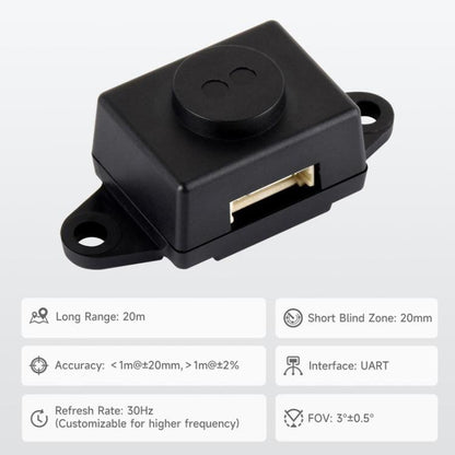 WAVESHARE TOF Laser Range Sensor, Based On D-TOF Single-Point Laser Sensor, Support UART Communication