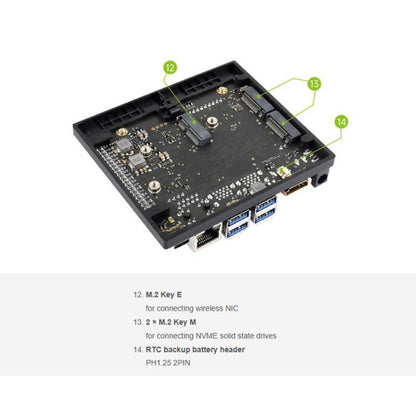 Jetson Orin Nano / NX Super Base Board Based On Jetson Orin Nano/NX AI Module, 33495