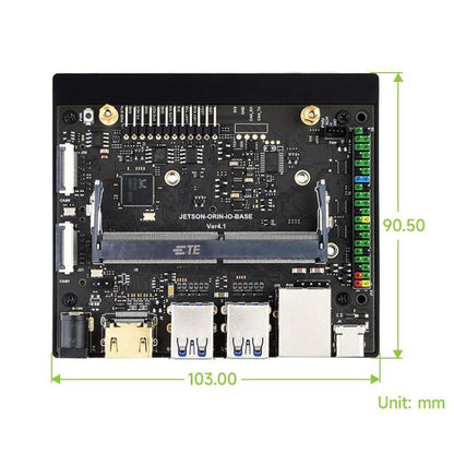 Jetson Orin Nano / NX Super Base Board Based On Jetson Orin Nano/NX AI Module, 33495