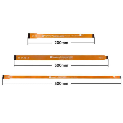 Waveshare For Raspberry Pi 5 CSI FPC Flexible Cable 22Pin To 15Pin For CSI Camera Modules, 200mm, 300mm, 500mm