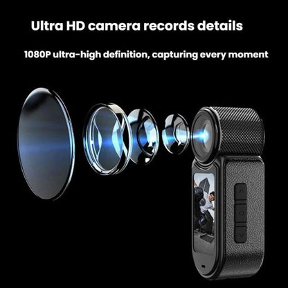 D03 HD Action Camera Neck-Worn Magnetic Mini Smart Thumb Camera