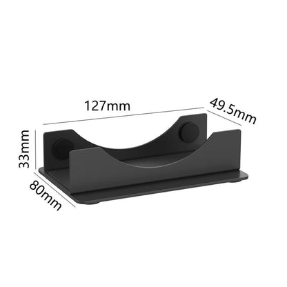 For Mac Mini M4 / M4 Pro Vertical Desktop Stand Metal Space Saving Holder, M4 / M4 Pro Metal