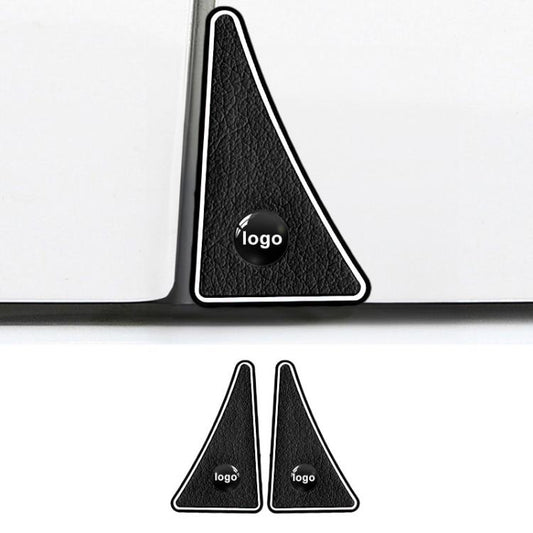 1pair Universal Car Door Corner Bumper Guards Anti-Scratch Decorative Stickers