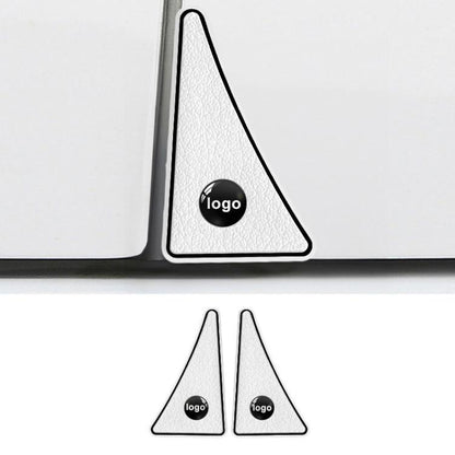 1pair Universal Car Door Corner Bumper Guards Anti-Scratch Decorative Stickers