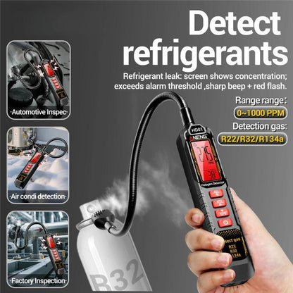 ANENG Air Conditioner Refrigerant Car Halogen Leak Detector, Battery, Rechargeable
