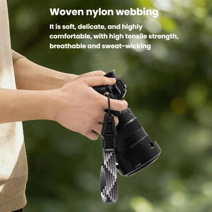 Cwatcun D268 Camera Wrist Strap Lightweight Quick-Release Braided Strap, D268