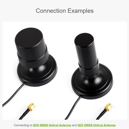 WAVESHARE SMA Antenna Suction Cup Magnetic Base 3-meter Coaxial Cable, Magnetic Base