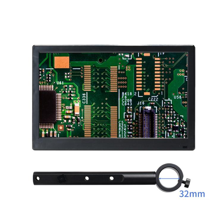 Industrial Grade IPS Microscope Monitor, US Plug, 8 Inch with 25mm Mounting Bar, 8 Inch with 32mm Mounting Bar, 10 Inch with 25mm Mounting Bar, 10 Inch with 32mm Mounting Bar, 11.6 Inch with 25mm Mounting Bar, 11.6 Inch with 32mm Mounting Bar