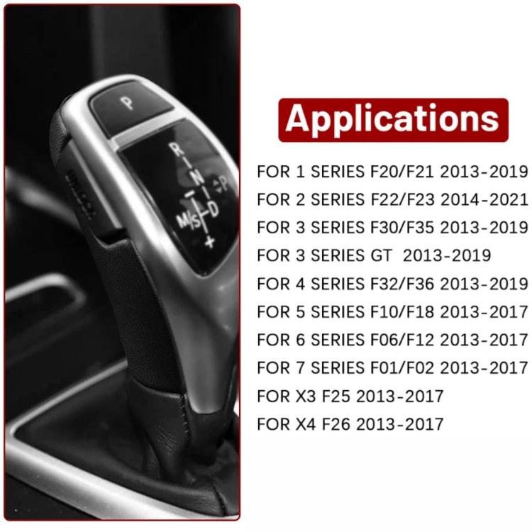 For BMW F Series 1234 / X3 / X4 B Style Gear Shift Knob Cover, For BMW F Series 1234 / X3 / X4