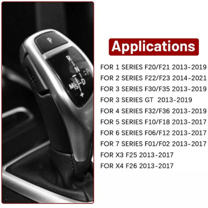 For BMW F Series 1234 / X3 / X4 B Style Gear Shift Knob Cover, For BMW F Series 1234 / X3 / X4