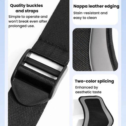 AUTOWOEL Universal Car Ventilated Lumbar Support Portable Car Seat Back Cushion, Without Fan Grey, Without Fan Blue, With Fan Grey, With Fan Blue