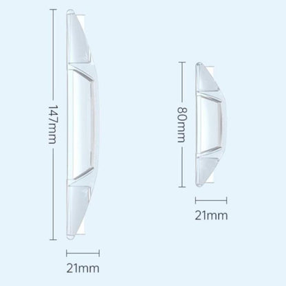 SHUNWEI SD-2158 4pcs / set Universal Car Door Anti-Collision Sticker Door Edge Anti-Scratch & Anti-Bump Rubber Strip