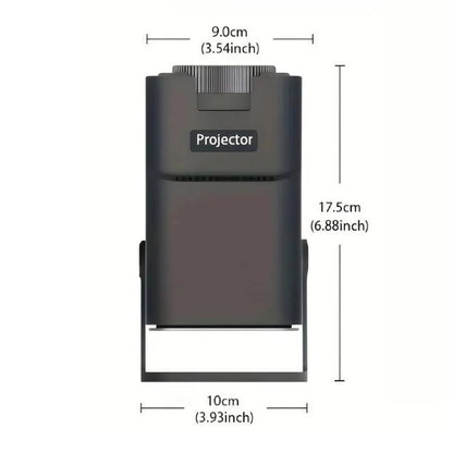 HY320 Mini Android 11 Portable 4K HD Projector With WiFi 6, Bluetooth, 180-Degree Rotation, Wireless Screen Mirroring, UK Plug, US Plug, EU Plug