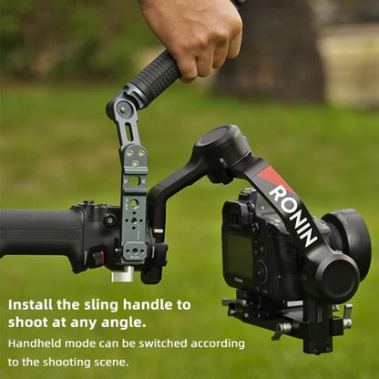 XILETU Adjustable Angle Handle Grip For DJI RS 4 Mini/RS 4 Pro/RS 4/RS 3 Mini/RS 3 Pro/RS 2 Stabilizers