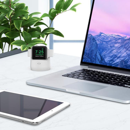 For Apple Watch AhaStyle PT63  Silicone Charging Storage Stand Mini Charging Base, Without Charger