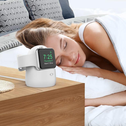 For Apple Watch AhaStyle PT63  Silicone Charging Storage Stand Mini Charging Base, Without Charger
