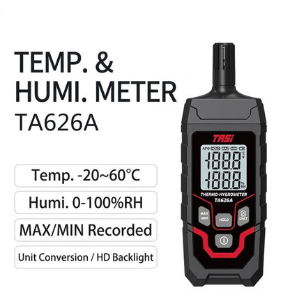 High Precision Digital Temperature Humidity Meter Environmental Temperature Meter, TASI TA626A