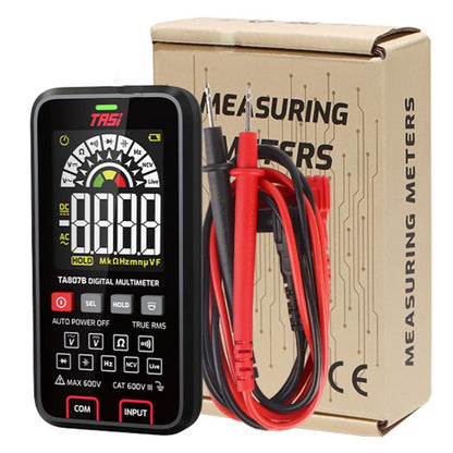 Digital Fully Automatic Smart Burn-Proof Multifunction Large-Screen Multimeter Voltage Resistance Frequency Tester, TASI TA807A, TASI TA807B With Capacitance Test